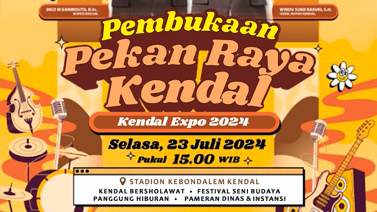 PEMBUKAAN PEKAN RAYA KENDAL (PRK) 2024 | Stadion Utama Kebondalem ...