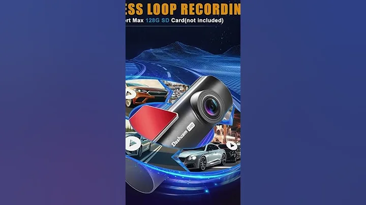 1080P WiFi Dash Cam for Cars | Mini Front Car Camera | App Control | Night Vision | G-Sensor