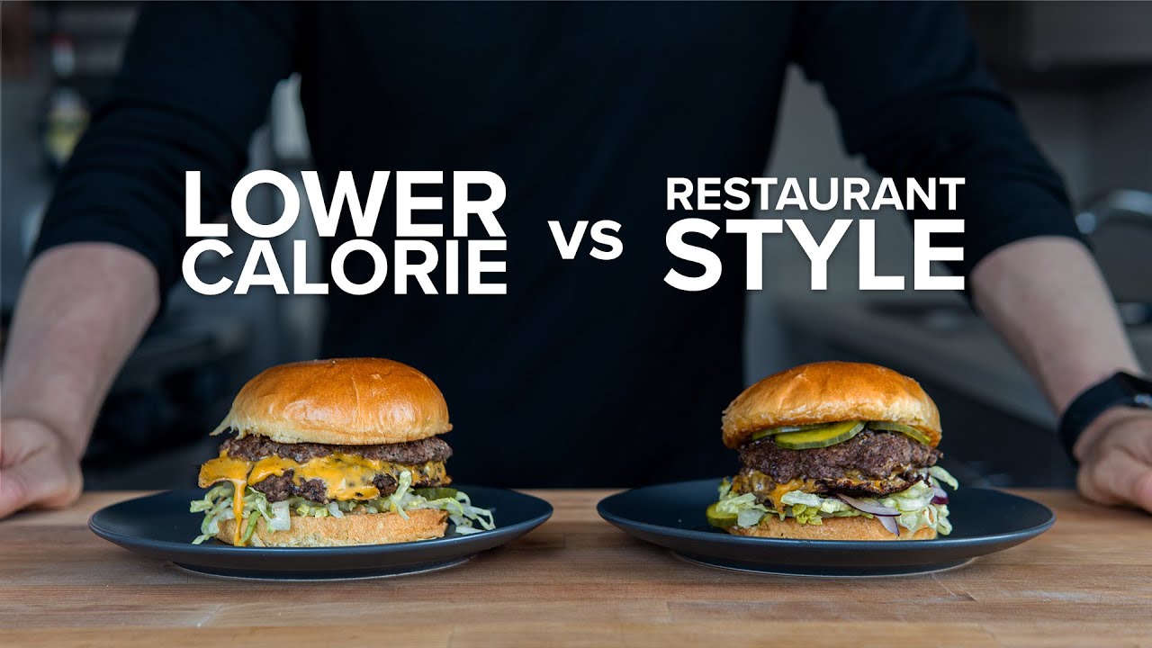 Comment prparer un Smash Burger faible en calories qui a toujours bon got