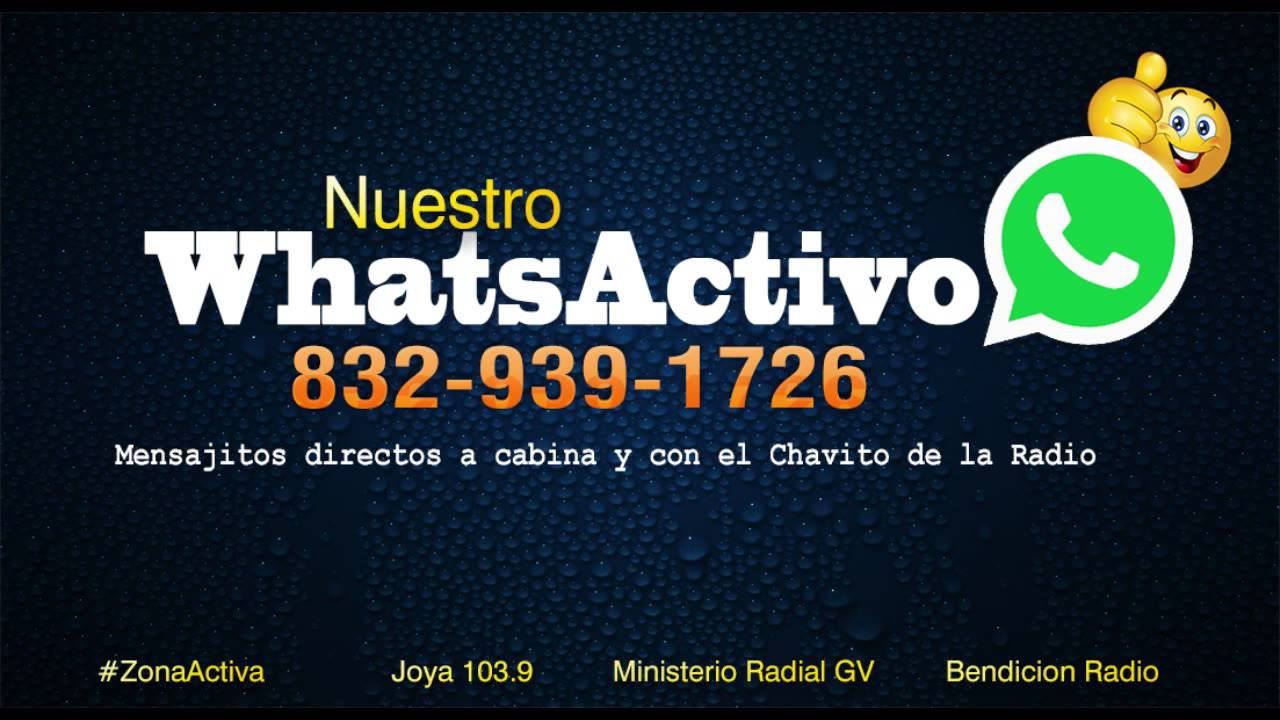 WHATSAPP - WHATSACTIVO DE RADIO (ZONA ACTIVA) - YouTube