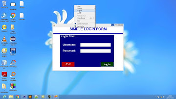 how to create a login form in visual basic with password and username