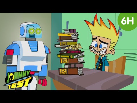 JOHNNY HAS TOO MUCH HOMEWORK! 📚 | Johnny Test Official Compilation | WildBrain Max