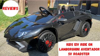 Lamborghini Aventador SV Roadster | Kids 12V Ride On