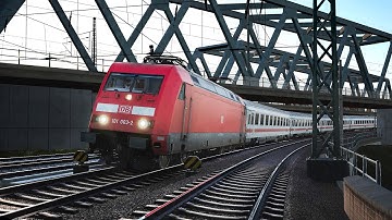 Train Sim World 2 IC Intercity Dresden -  Köln DB BR 101