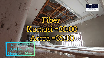 Doing Pop Ceiling in Kumasi is Cheaper than Accra. Why, Reasons in this video |Building in Ghana 🇬🇭