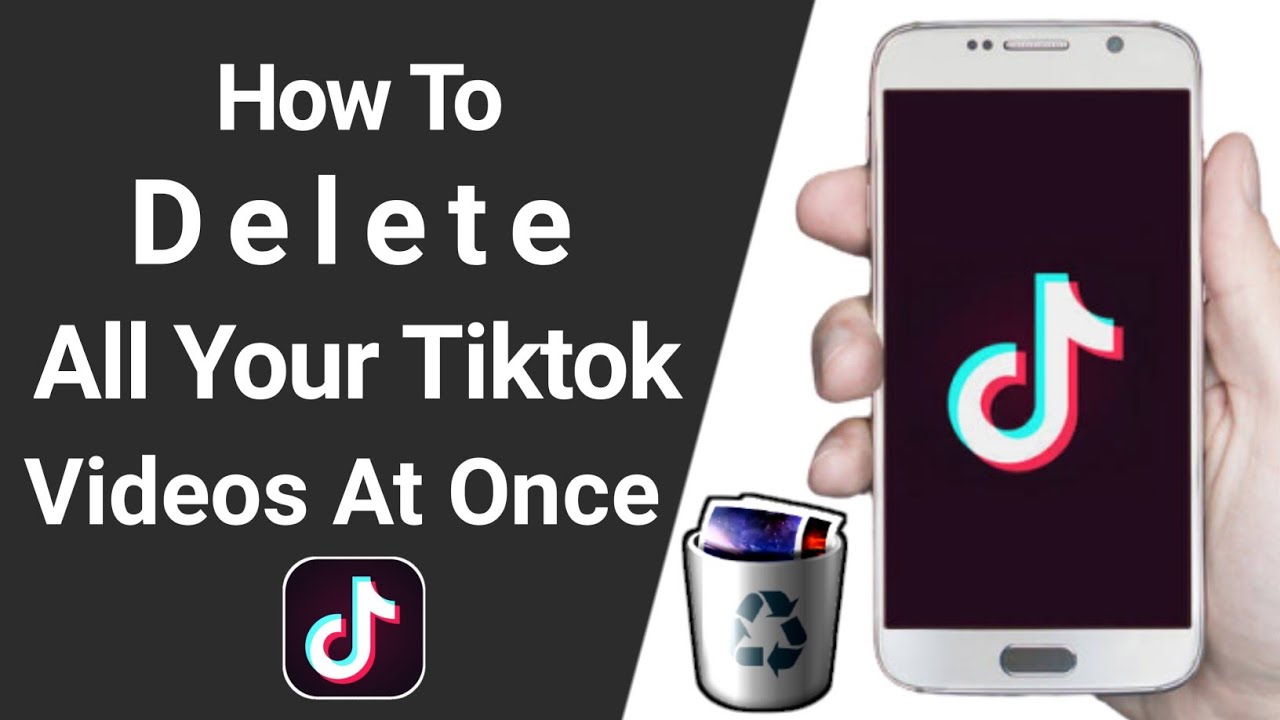 How To Delete All Tiktok Videos