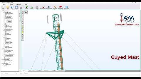 Telecom structures that can be designed in ASMTower
