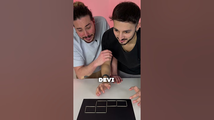 Forma 4 🟥 spostando 2 stuzzicadenti 🤯