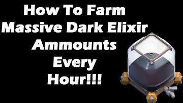 How To Farm 100K+ Dark Elixir A Day - How I Upgrade My Heroes - Clash Of Clans