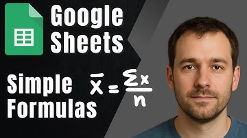 Google Sheets: How to Create Simple Formulas (2025 Tutorial)