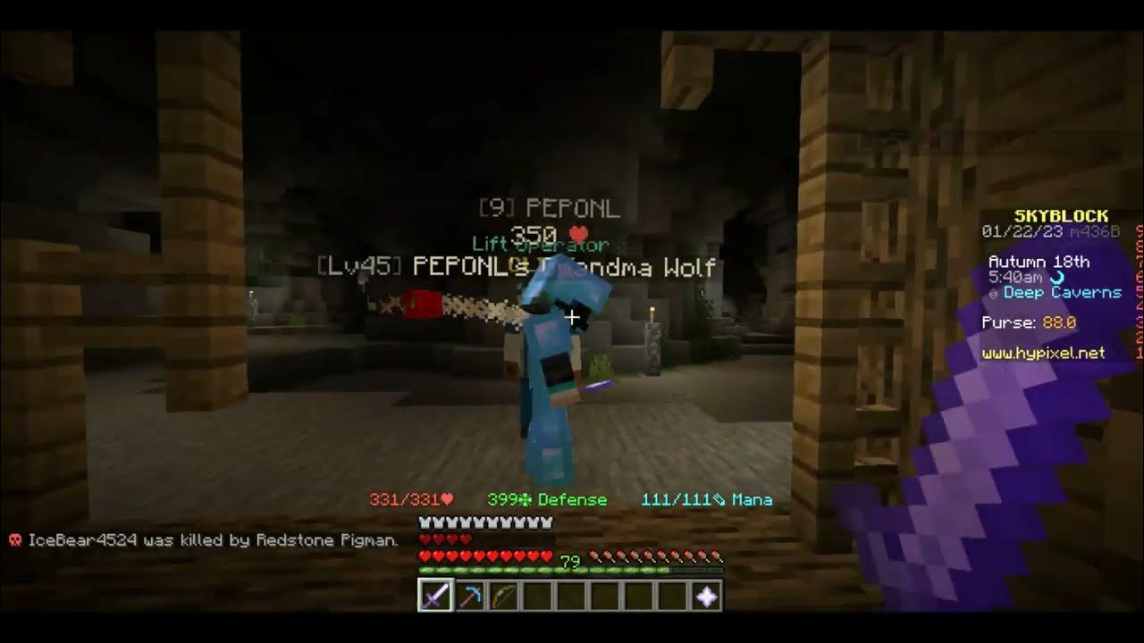 How To Find The Diamond Reserve In Hypixel Skyblock YouTube