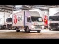 FUSO eCanter production all electric 7.5t truck with Customer DPD