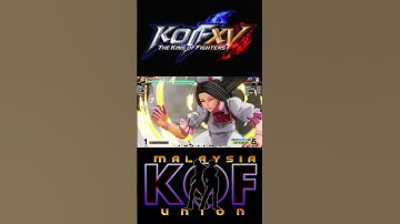 KOF XV patch 2.42 Hinako corner counter hit 100% combo damage #kof #kof15 #kofxv