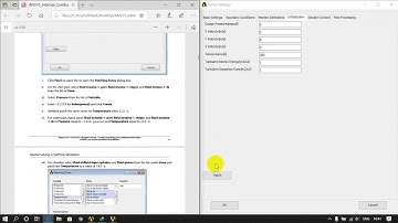 ansys ICE Fluent cold flow simulation ICE solver setting part 3