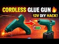 Corded Glue Gun to 12V Portable Glue Gun 🔥 DIY Cordless Hack |#video #diy #diyindia #glue #glue gun
