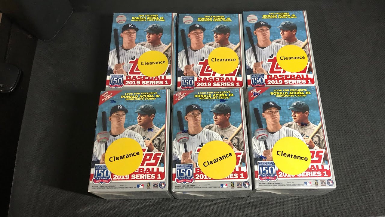 2019 Topps Series 1 Baseball Blaster Boxes! - YouTube
