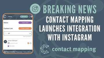 Contact Mapping Launches A New Instagram Integration!