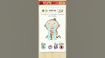 brain test 98 the baby is crying again, I suspect she is gassy. solution