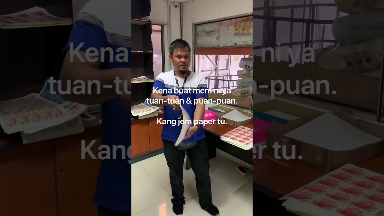 How to print using sticker paper by using konica minolta bizhub c284e youtube