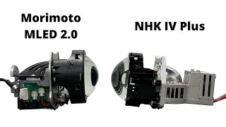 MLED 2.0 BiLED vs NHK IV Plus  BiLED Projector Comparison