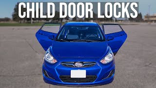 How to use Child Lock - Hyundai Accent (2012-2017)