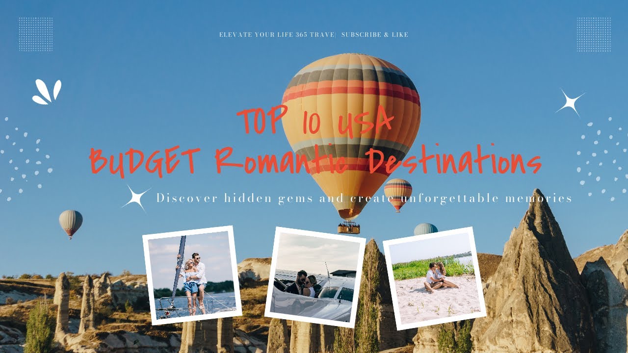 Budget Romantic Travel Destinations in the USA 🇺🇸🎆🦅TOP 10