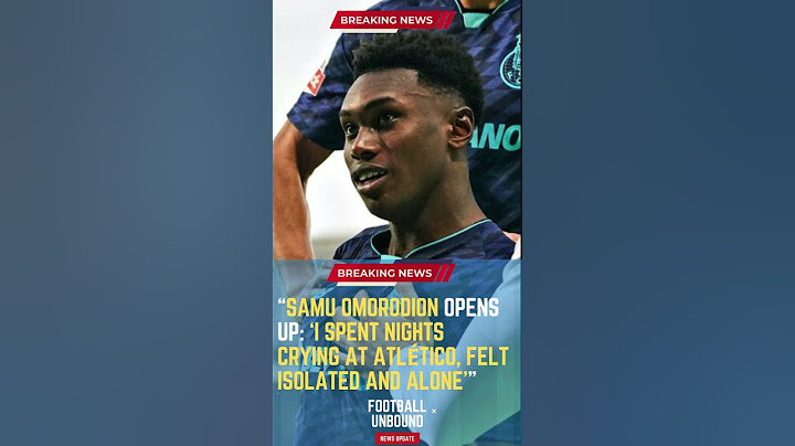 Samu Omorodion Opens Up: ‘I Spent Nights Crying at Atlético, Felt Isolated and Alone’#FootballUnboun