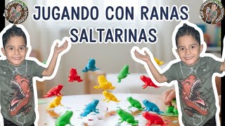 Jugando con ranitas saltarinas 🐸 #shortvideo  screenshot 4