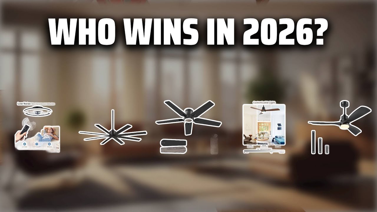 The Top 5 Best Black Fan Ceiling in 2026 - Must Watch Before Buying!