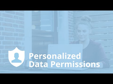 Dynamic Personalized Data Permissions (PDP)
