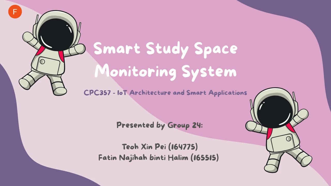 CPC357  Project - Smart Study Space Monitoring System