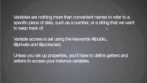appBuilderTV.com Objective-c Variables