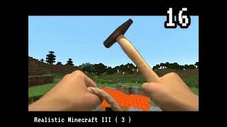 Realistic Minecraft I ( 1 ) - V ( 5 ) By Low Level Noob Kill Count