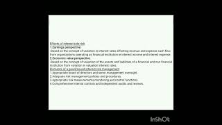 MODULE 5(FINANCIAL RISK MANAGEMENT):INTEREST RATE RISK MANAGEMENT(CPA AUSTRALIA)