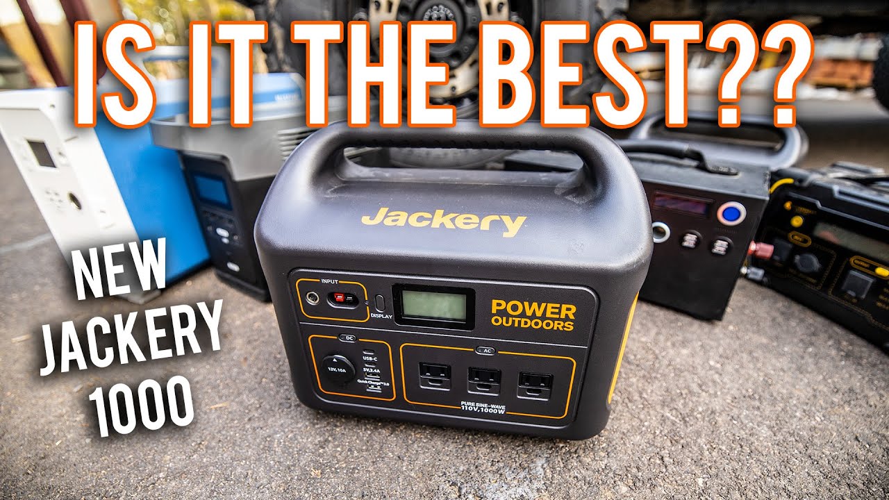 NEW Jackery Explorer 1000 The JACK of all trades solar generator