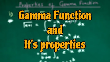 Gamma Function and Convergence ||Maths for Graduates
