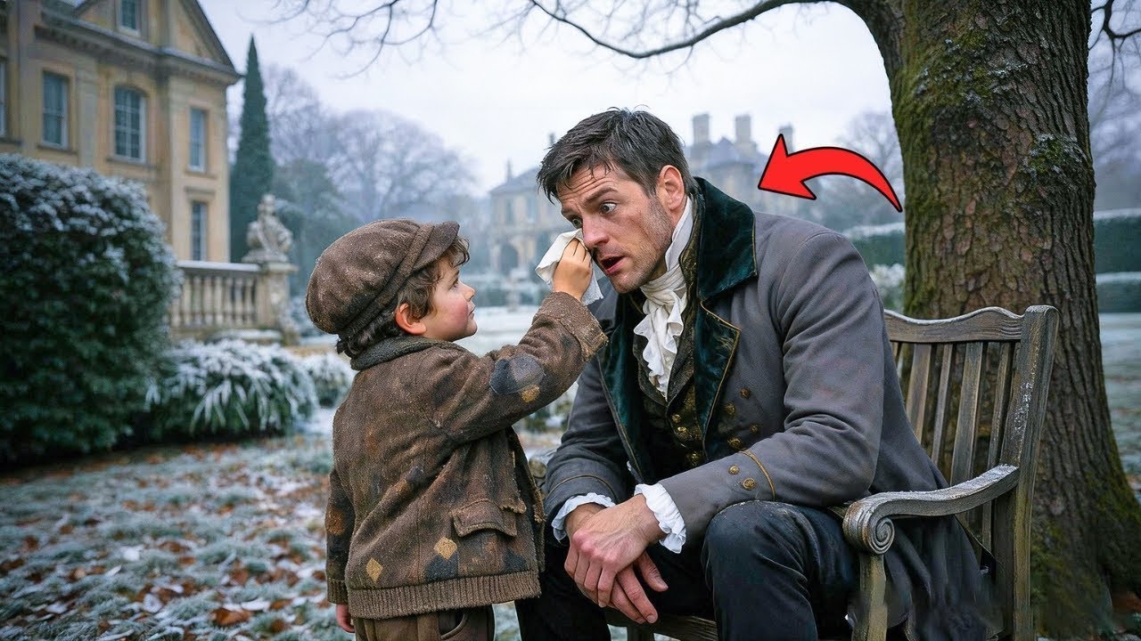 Este niño vio al duque llorando en el jardín y le ofreció a su propia madre de esta forma.