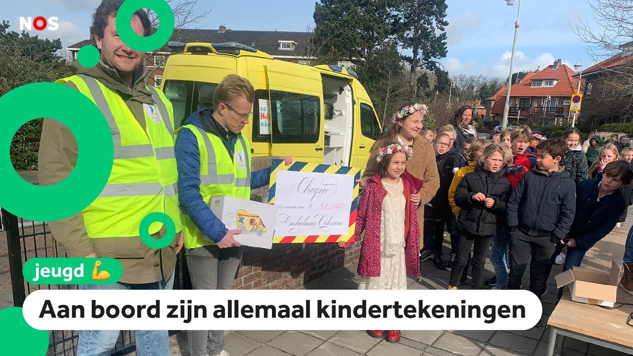 School regelt ambulance voor Oekraïne