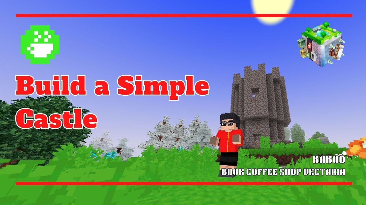 Vectaria.io 🏡 Build a simple castle in Vectaria.io｜Book Coffee Shop 