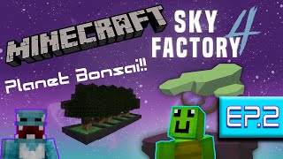 Getting Started With Bonsai Trees In SkyFactory 4 | Episode 2 | Modded Minecraft |
