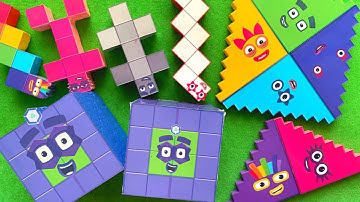 Looking for Numberblocks NEW 64 64 Puzzle Tetris Shape | ASMR chirping of birds