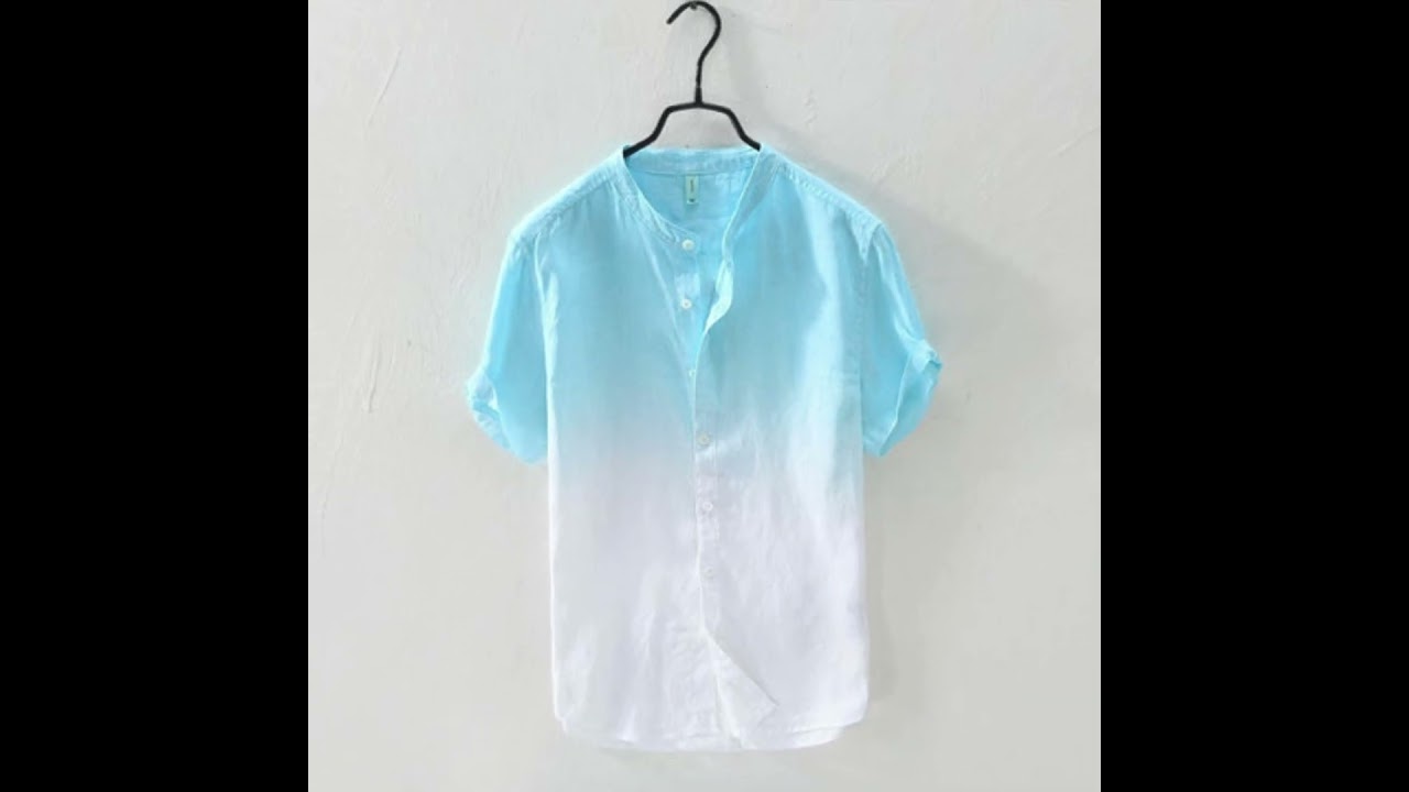 Trendsetting Designs: Men's Gradient Shirts for the Modern Man