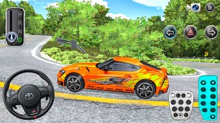 New Toyota Supra Narrow Mountain Road Driving - 3D Driving Class - Android Games 2026 | Car Game screenshot 4