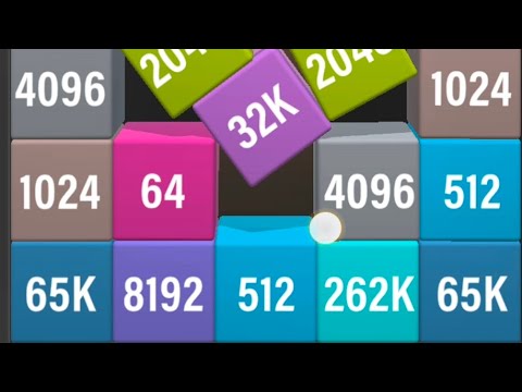 Part 39: Ups & Down Drop Block 3D Game with 262K Merge Numbers 🥰🫰#asmr ...