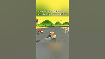 Red Shells The New Blue Shell? Mario Kart 8 Deluxe. #mariokart #shorts