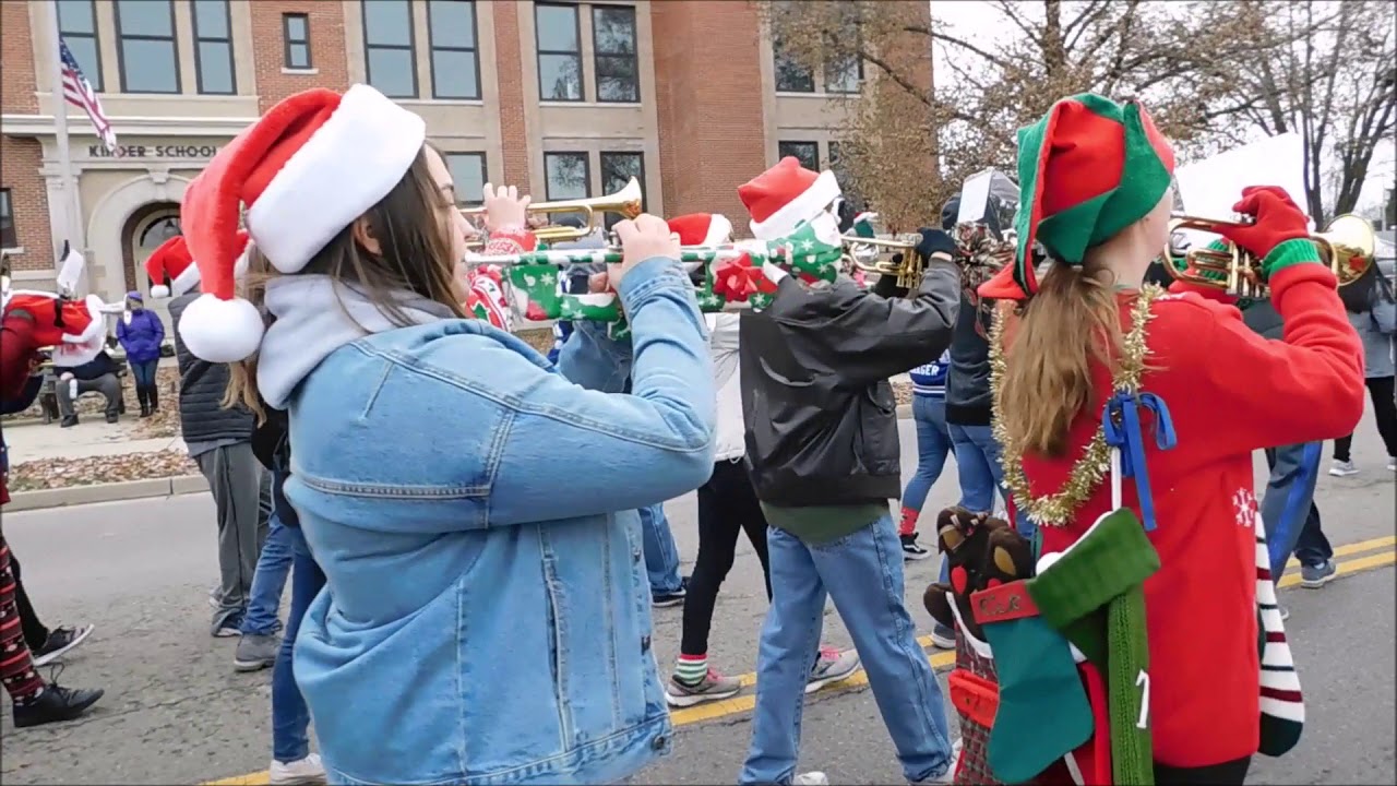 December 9, 2018 Miamisburg Marching Band Christmas Parade YouTube