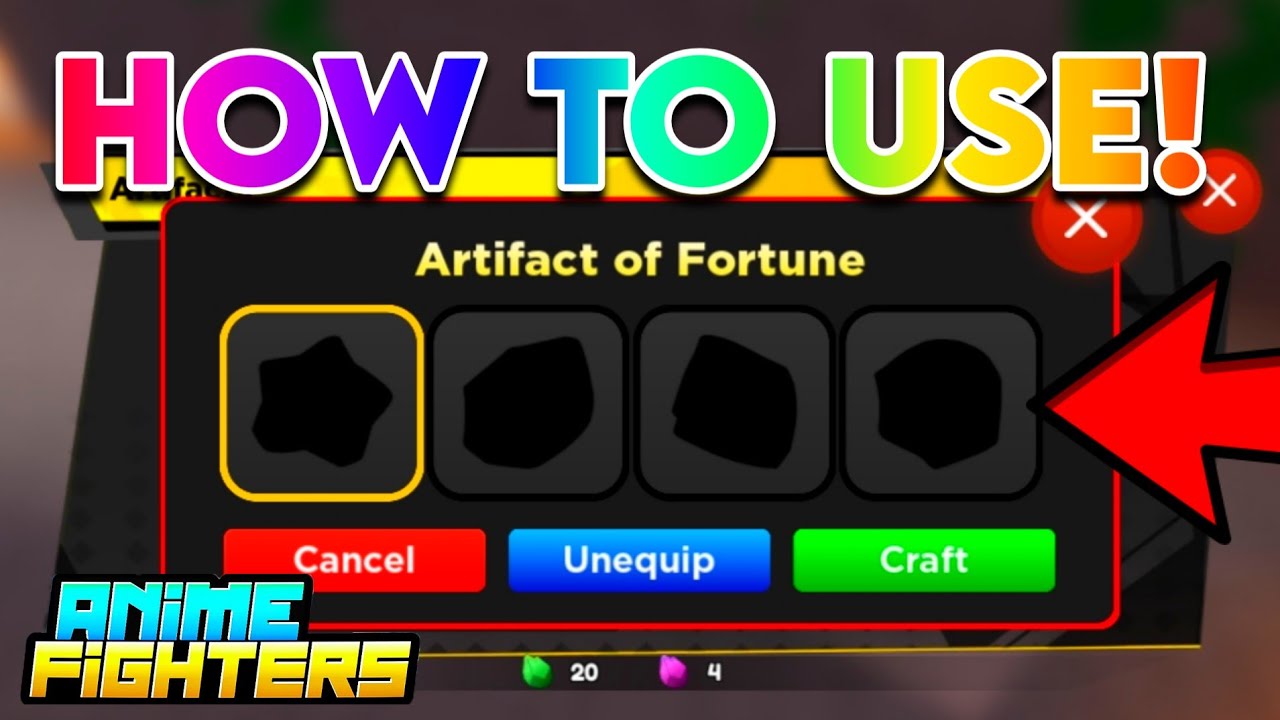 How to Get Max LVL Artifacts  Anime Fighters Simulator 