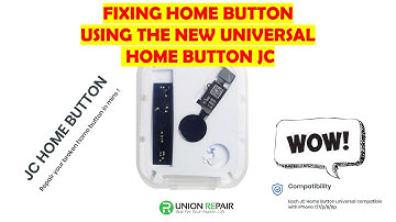 Testing the new JC home button fixing disfunction cause by damaged original one