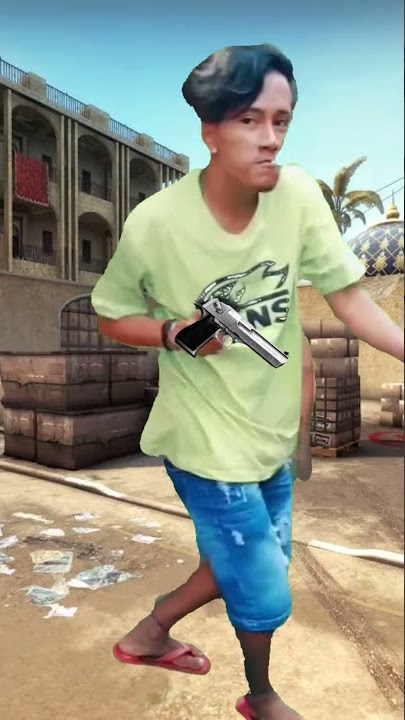 adek kaka rushing B with flash and deagle
