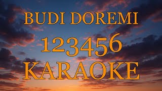 Budi Doremi  123456 Instrumental disertai  Lirik Karaoke